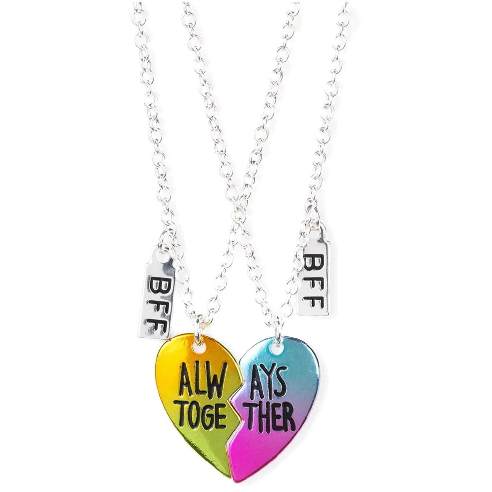 Best Friends Star Heart Mood Pendant Necklaces - 3 Pack