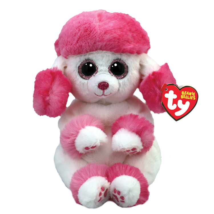Ty Beanie Bellies Heartly Poodle – - Main Image