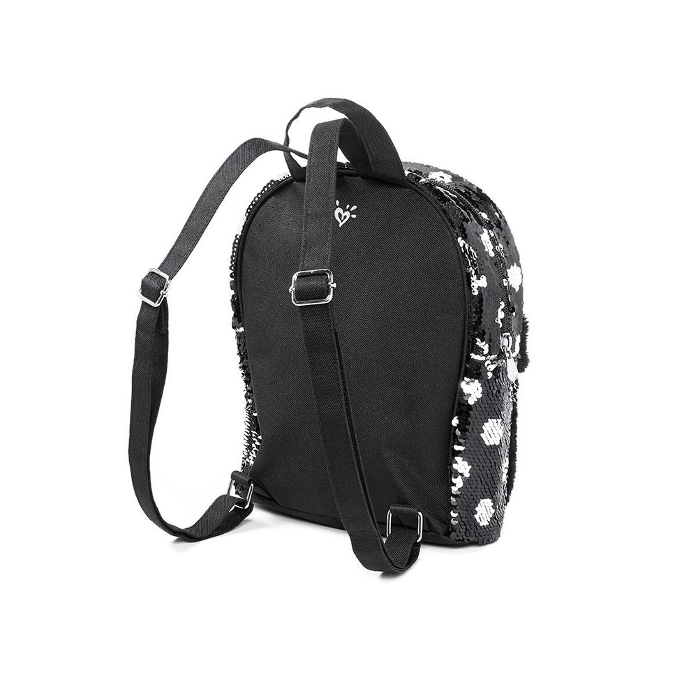 flip sequin kitty mini backpack Justice Black Cat Flip Sequin Mini Backpack – bandbcollectibles.com