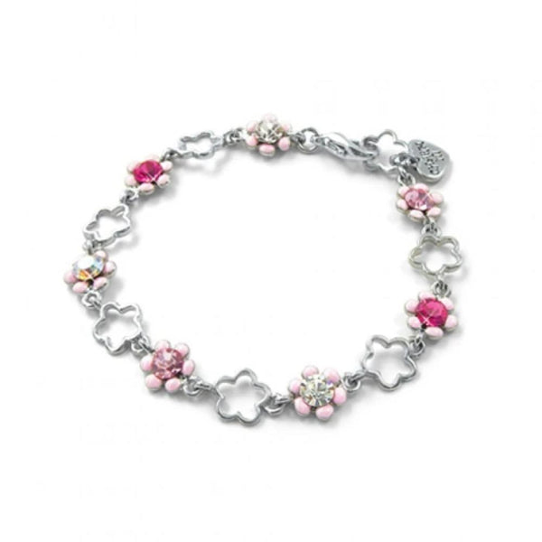 CHARM IT! Pink Flower Bracelet
