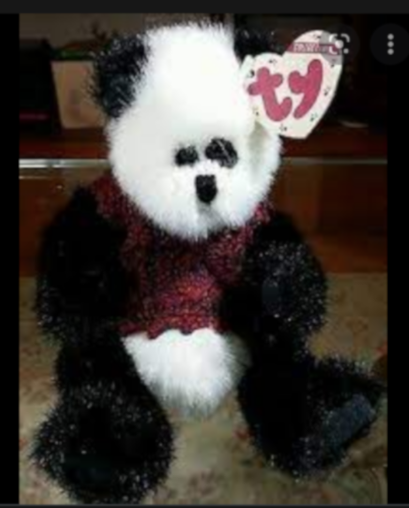 Ty Attic Treasures Checkers Panda