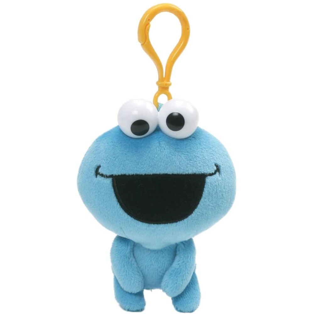 Gund Sesame Street Cookie Monster Backpack Clip Emoji