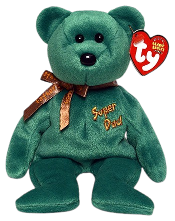 Ty Beanie Babies DAD-e 2004 - Bear (Ty Store Exclusive)