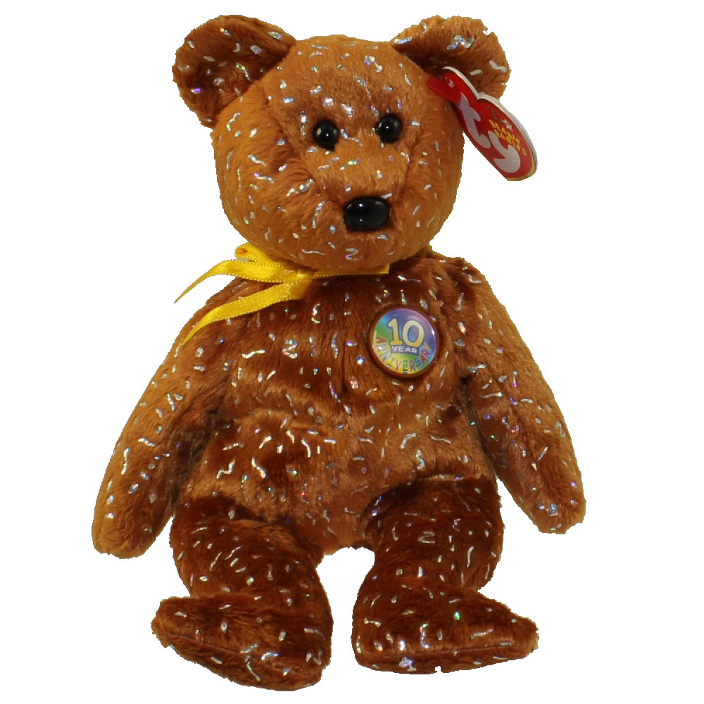 Ty Decade Bears Beanie Babies 10th Anniversary