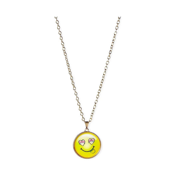 Justice Emoji Holo Pendant Necklace
