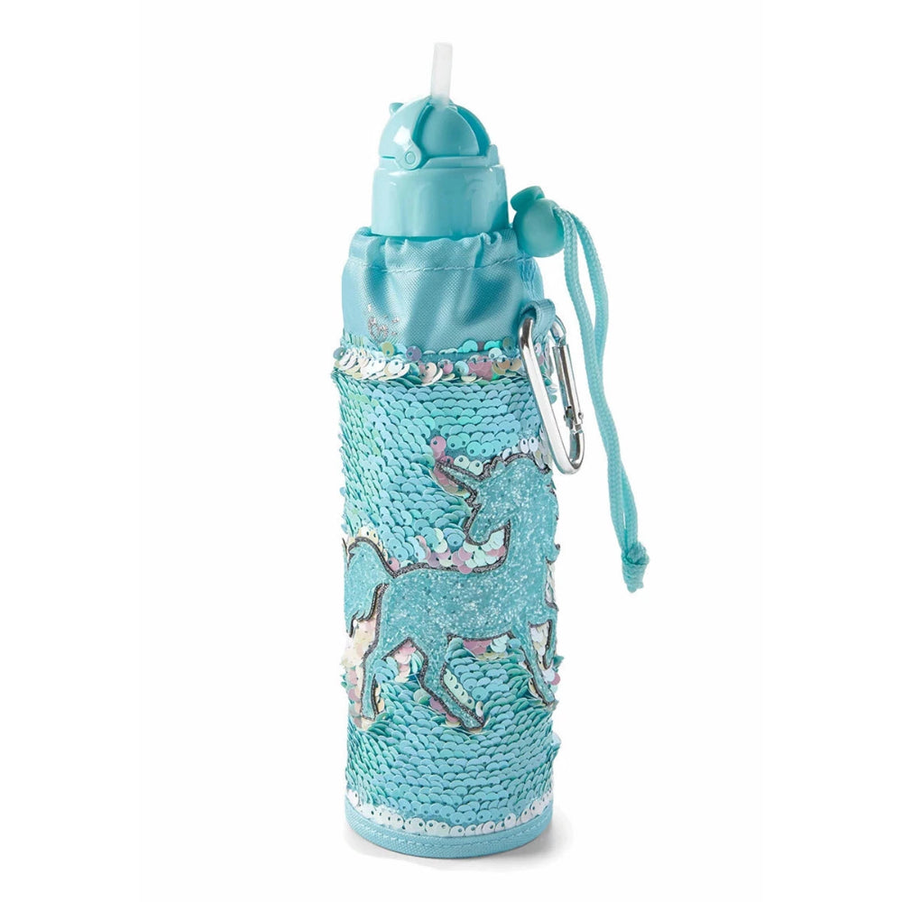 Cantini Kidz 10 Oz. Glitter Filled Flip Top Sports Water Bottle, Multi