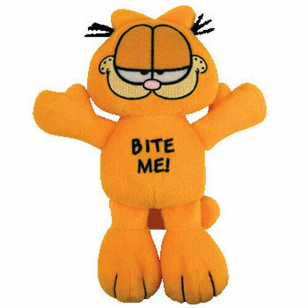 Ty Bow Wow Beanies Garfield - Bite Me !