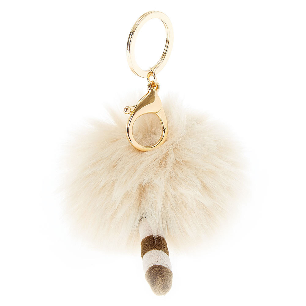 Cat Pom-Pom Keychains - 12 Pc.