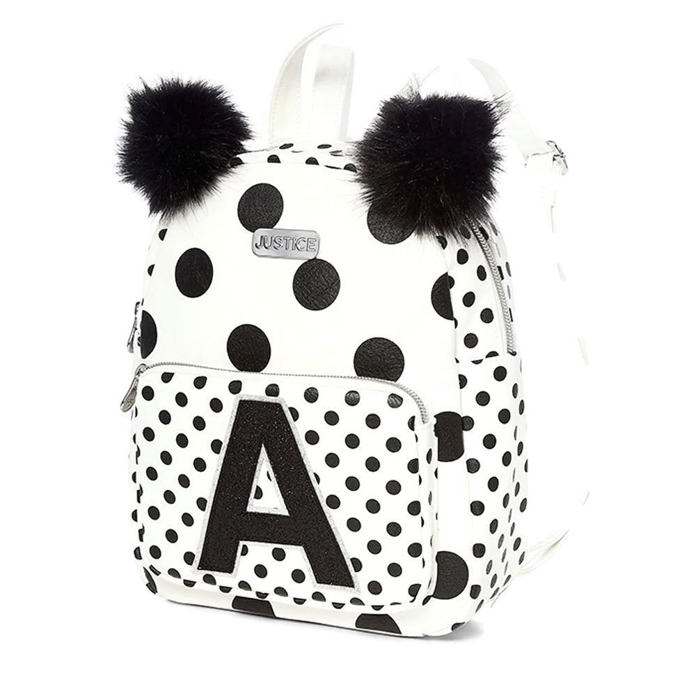 justice panda mini backpack Justice Initial Polka Dot Mini Backpack