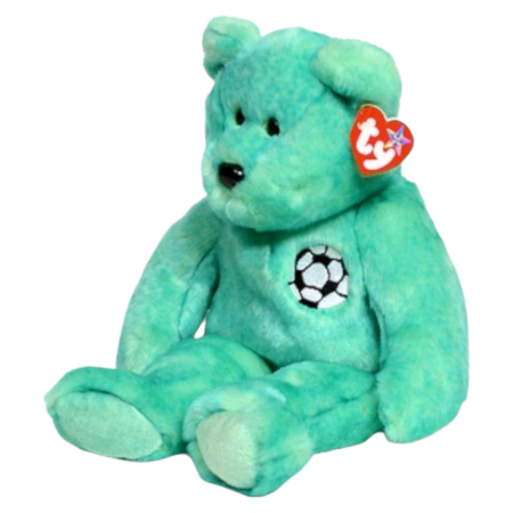 Ty Beanie Buddies Kicks Soccer Bear bandbcollectibles