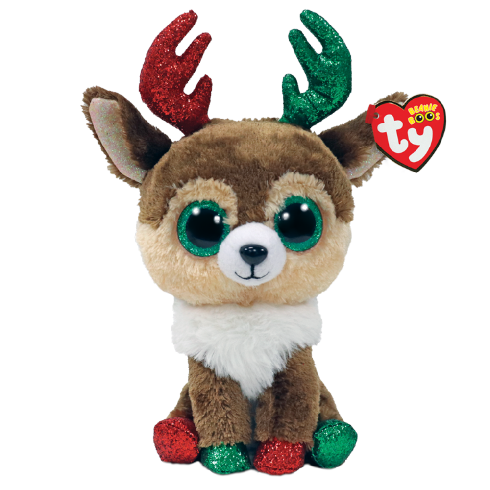 Ty Ty Beanie Boo Regular Christmas Sleighbell Dog