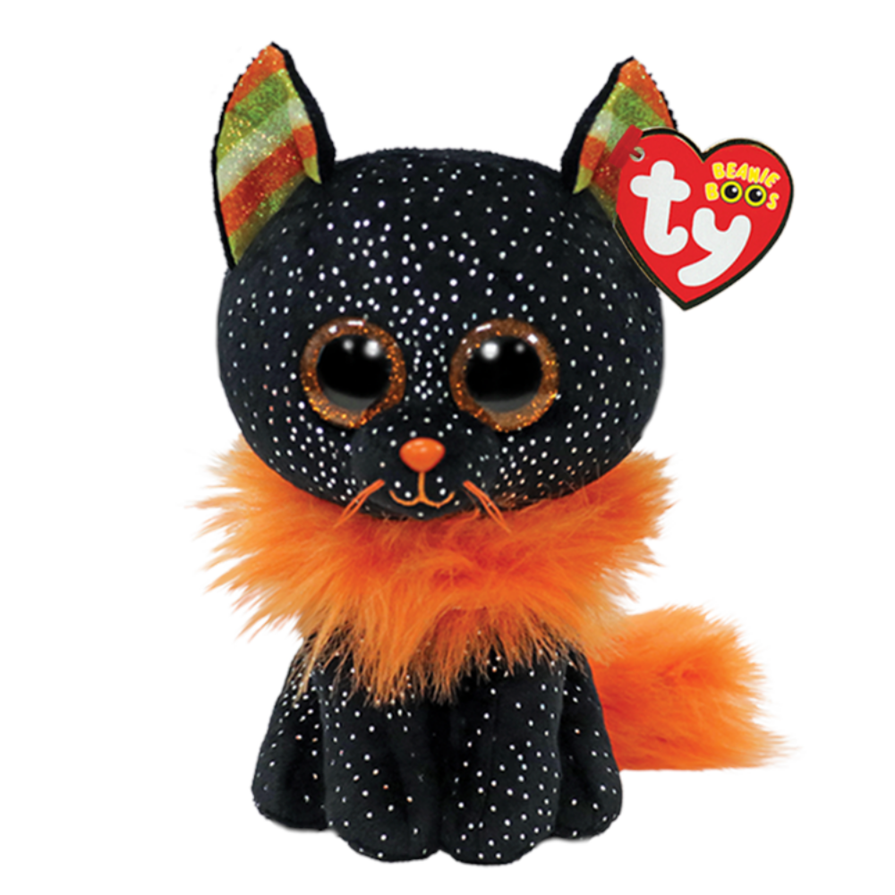 TY Black Cat Halloween Plush • Magic Plush