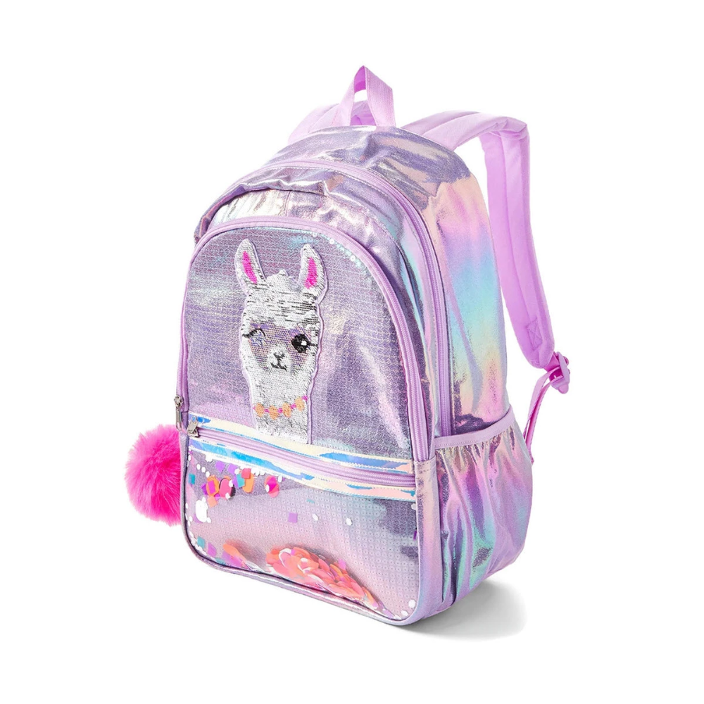 justice llamacorn mini backpack Justice No Drama Llama Sequin Shaky Backpack – bandbcollectibles.com