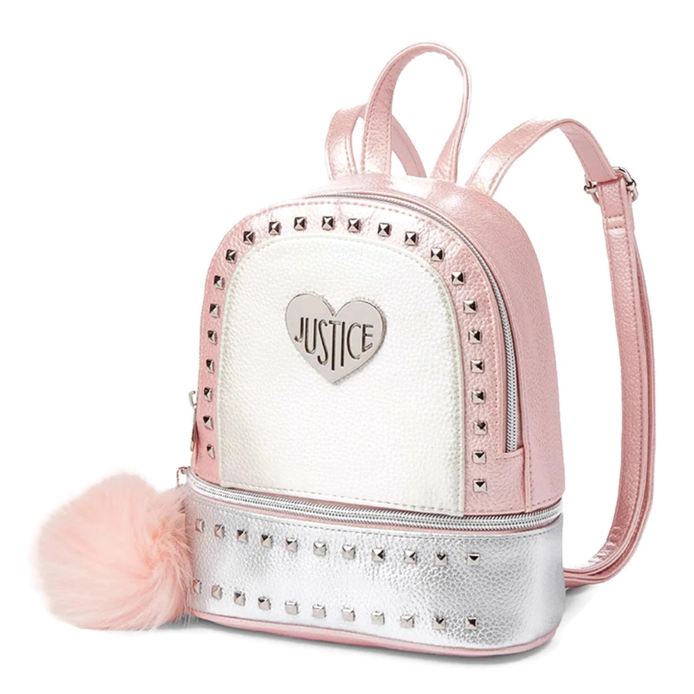justice com mini backpacks Justice Pebbled Studded Mini Backpack – bandbcollectibles.com