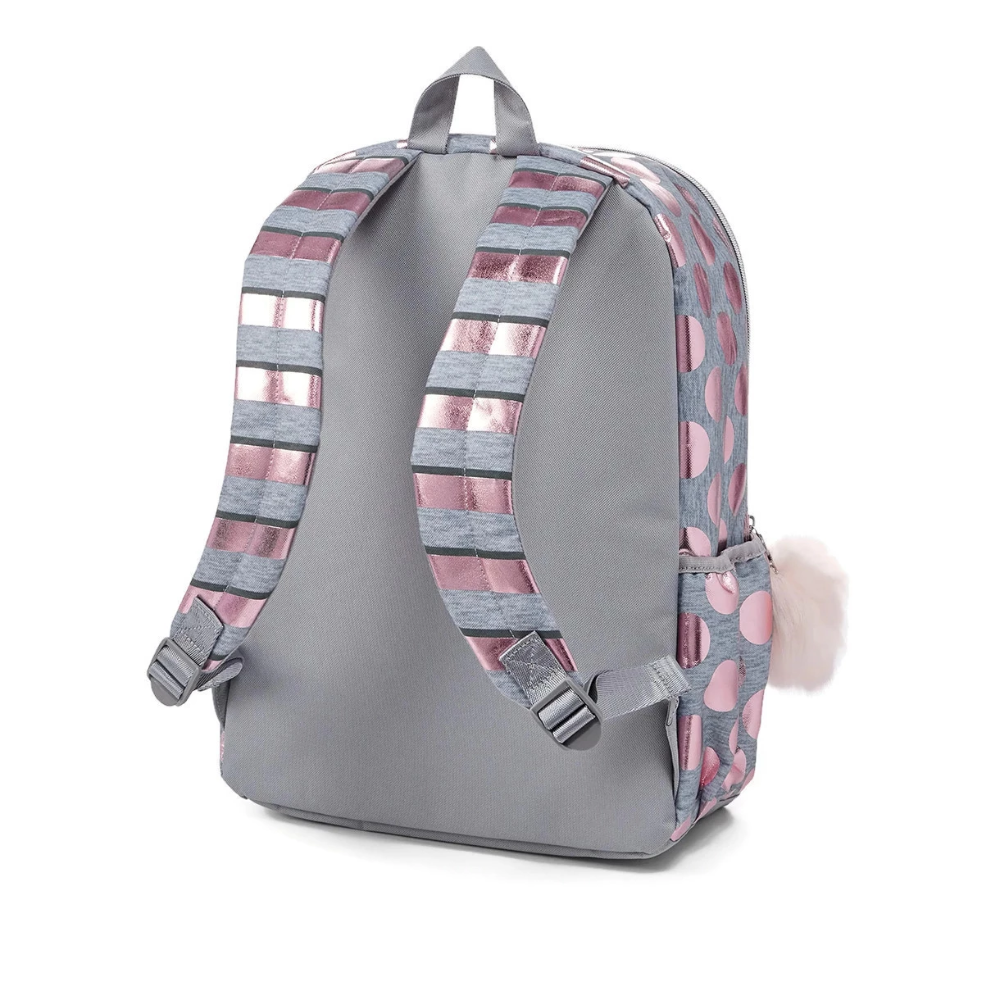 Justice Rose Gold Foil Backpack –