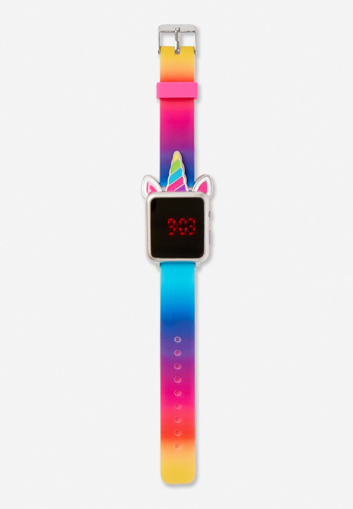 Justice Unicorn LED Watch Multi bandbcollectibles