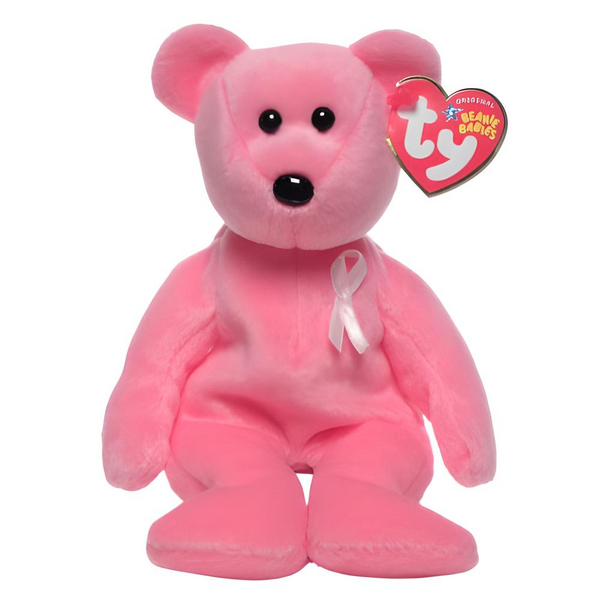 Ty Beanie Babies Aware - Breast Cancer Awareness Bear