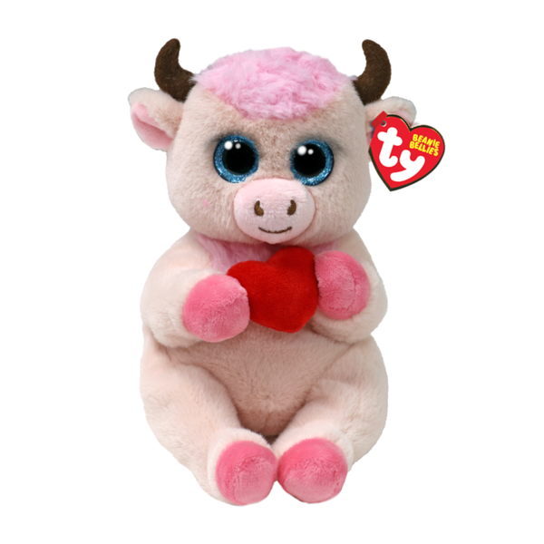 Ty Beanie Bellies Sprinkles - Cow with Heart
