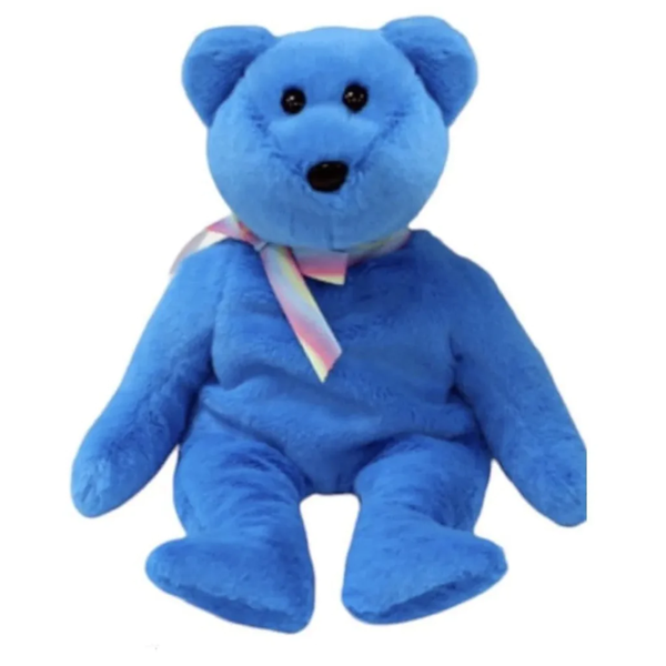 Ty blue best sale teddy bear