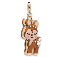 CHARM IT! Gold Fawn Charm