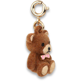 CHARM IT! Gold Fuzzy Bear Charm