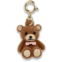 CHARM IT! Gold Fuzzy Bear Charm