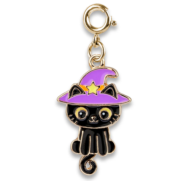 CHARM IT! Gold Swivel Witch Charm