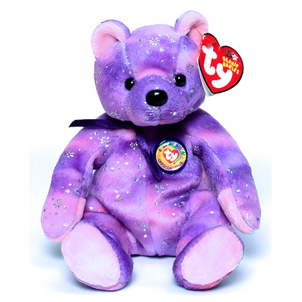 Ty Beanie Babies Clubby VI - Bear Purple (BBOC Exclusive)