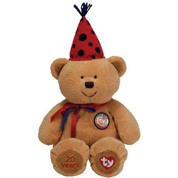 Ty Beanie Buddies Fun - Bear (BBOC 20th Anniversary)