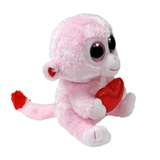 Ty Beanie Boos GiGi - Monkey with Heart