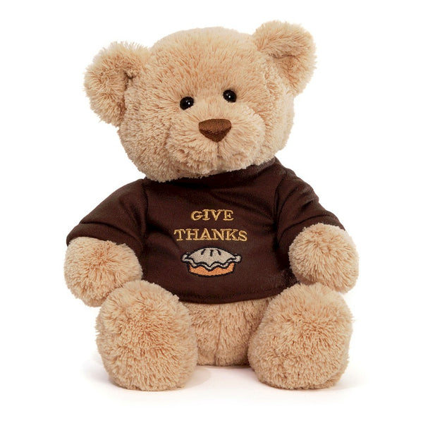 Gund Give Thanks T-Shirt Bear - Apple Pie