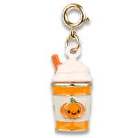 CHARM IT! Gold Pumpkin Spice Latte Charm