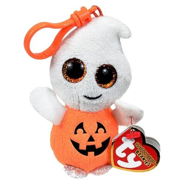 Ty Halloweenie Beanies Pumpkie - Ghost Clip