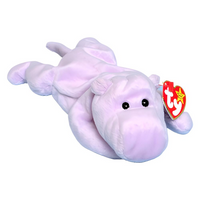 Ty Beanie Babies Happy - Hippo (Lavender)