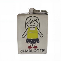 Kid's Tag Charm - Charlotte