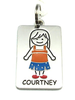 Kid's Tag Charm - Courtney