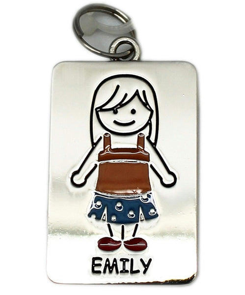 Kid's Tag Charm - Emily