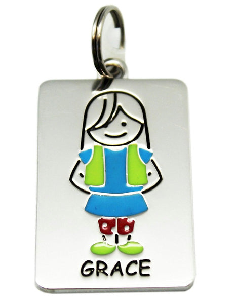 Kid's Tag Charm - Grace