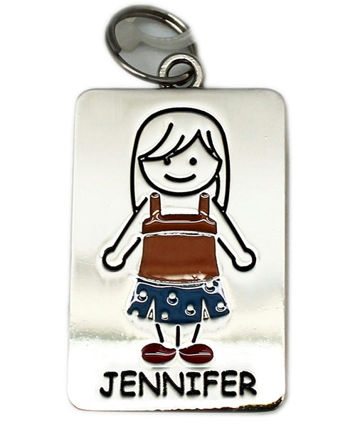 Kid's Tag Charm - Jennifer