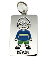 Kid's Tag Charm - Kevin