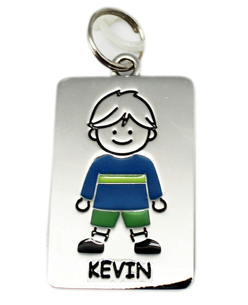 Kid's Tag Charm - Kevin