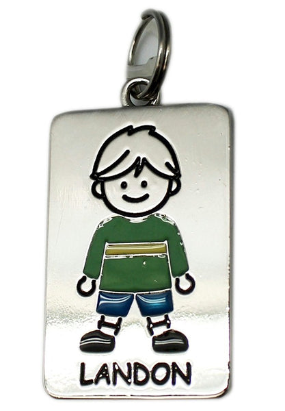Kid's Tag Charm - Landon