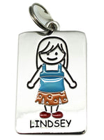 Kid's Tag Charm - Lindsey