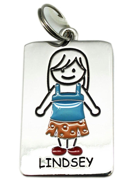 Kid's Tag Charm - Lindsey