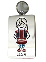Kid's Tag Charm - Lisa