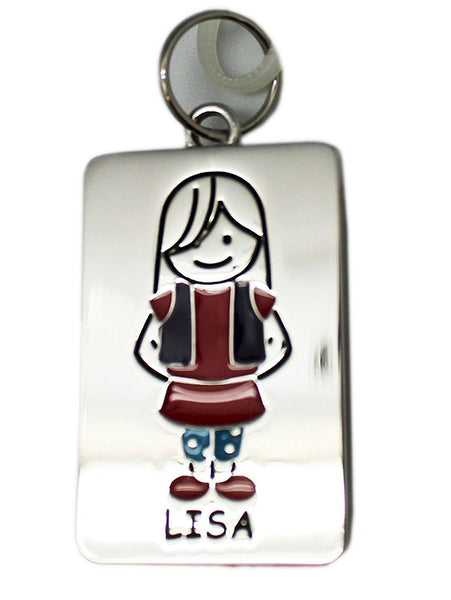 Kid's Tag Charm - Lisa