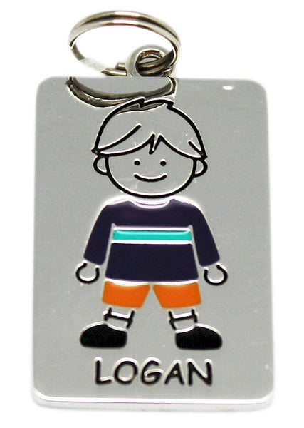 Kid's Tag Charm - Logan