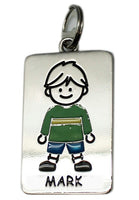 Kid's Tag Charm - Mark