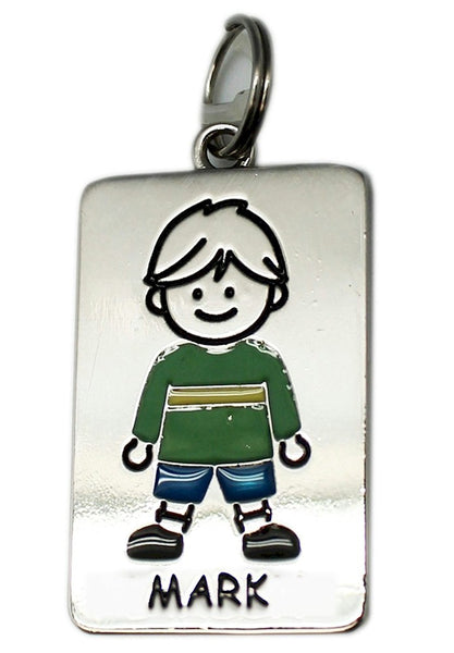 Kid's Tag Charm - Mark