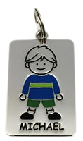 Kid's Tag Charm - Michael